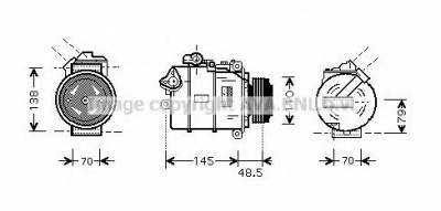 AVA QUALITY COOLING bwk309 -  Компрессор, кондиционер